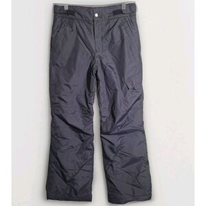 Columbia Youth Snow/Ski Pant Sz L 14/16 Black Outgrown Omni Tech
